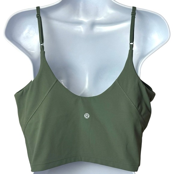 Lululemon Align Crop Cami Tank Top Athletic Light Support A/B Cup Stretch 14 - Picture 5 of 11